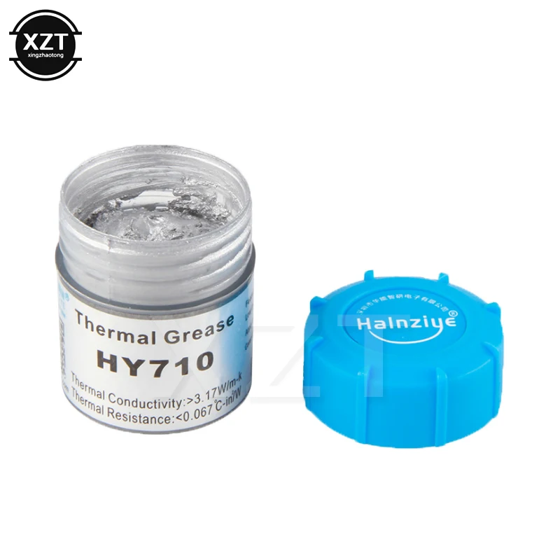 

Silver Cooling silicone Fan Thermal Grease Paste Compound Chipset Cooling For CPU GPU HY710 High quality
