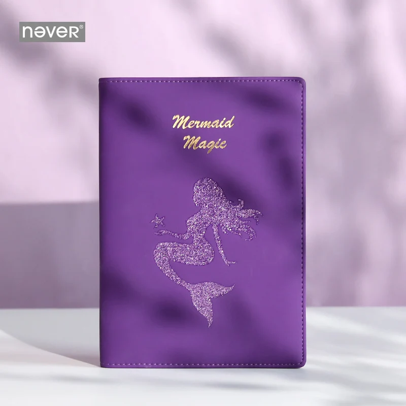 

Never Mermaid A5 Bullet Journals Notebook Thick Blank Paper Planner Diary Book Gift Packing Gift Stationery School Supplies