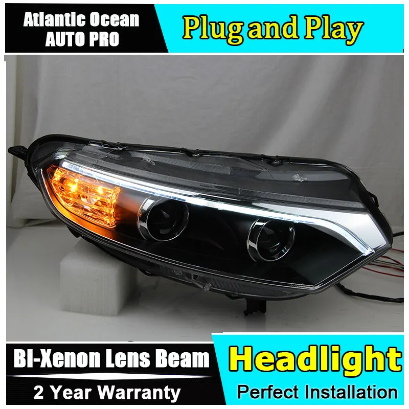 AUTO.PRO for ford EcoSport headlights 2013 2015 Bifocal lens for ford