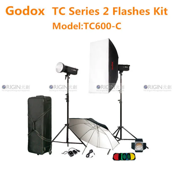 

Godox TC Series Studio Flash Kit TC600-C 2pcs*TC Series Flashes TC600