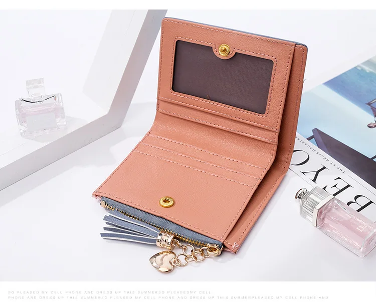 Женские кошельки, брендовая модная кожаная сумка, женская сумка для карт, клатч, женская сумка с кнопкой, кошелек для денег