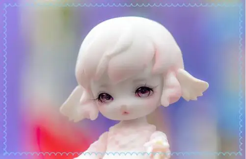 Модель Овцы BJD 1/12 модель животного для коллекции кукла ню коллекция в