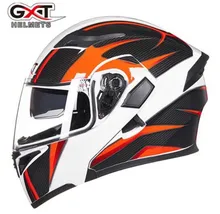 Gxt флип мотоциклетный шлем заездов Каско Capacete модульная Шлемы с внутренним Защита от солнца козырек Детская безопасность Двухместный объектив гонки Шлемы