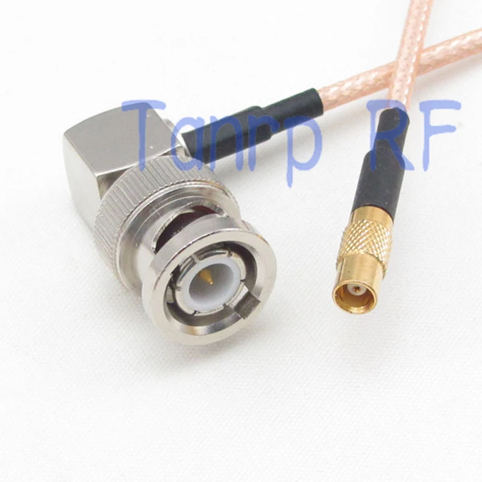 

8in MCX female jack to BNC male right angle RF adapter connector 20CM Pigtail coaxial jumper cable RG316 extension cord