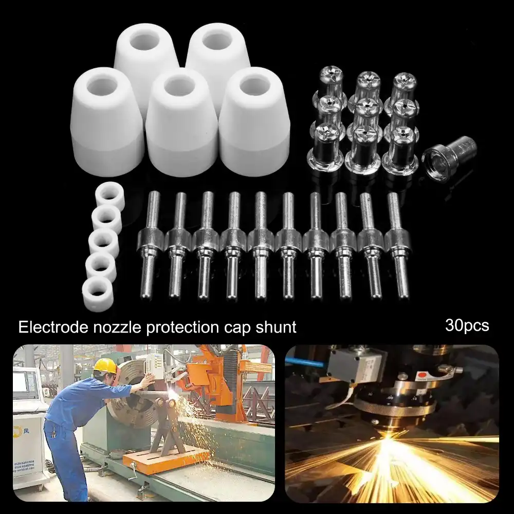 PT31 LG40 Plasma Electrodes Tips Nozzle Consumables Fit CUT40 CUT50 CT312 30pcs