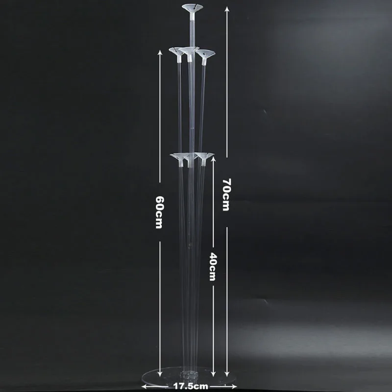  70cm Balloons Column Stand Plastic Balloon Support Birthday Party Decoration Valentines Day Wedding