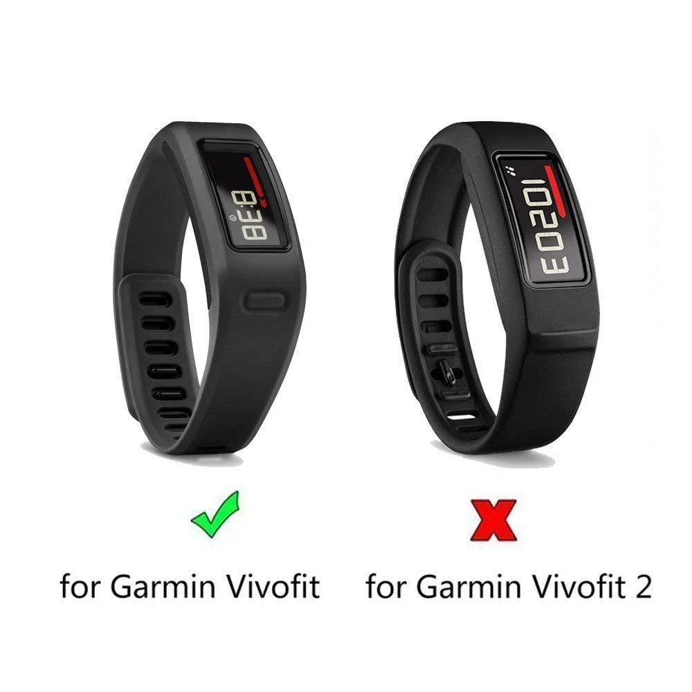 Ремешок для Garmin Vivofit 1 силиконовый сменный ремешок для часов с металлической застежкой Vivofit Смарт-часы аксессуары