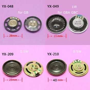 

ChengHaoRan 1pc 4 models to choose 23mm 40mm For GAME BOY COLOR ADVANCE SPEAKER for GB GBC GBA Replacement Repair parts video