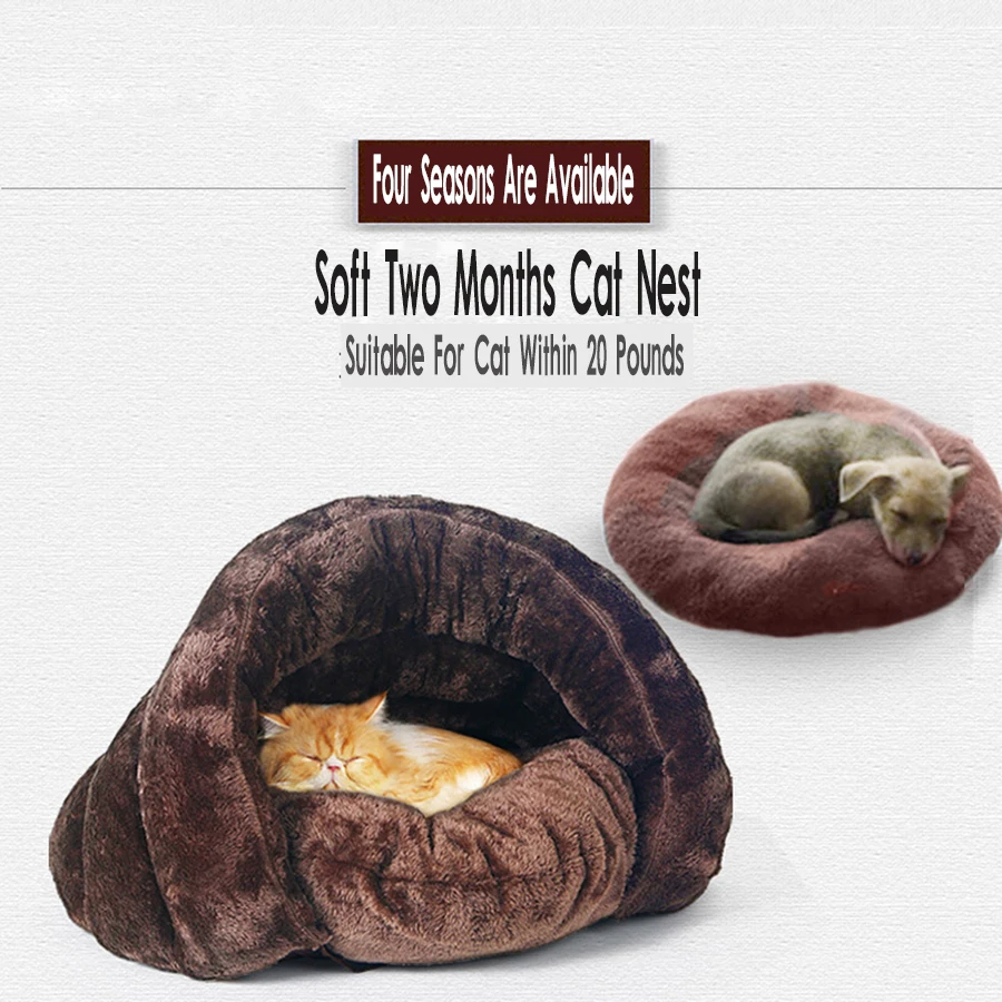 

Small Medium Sized Cats Cotton Sleeping Pad Dogs Beds Nest Training Nursing Bed Easy Keep Warm Pets General Accessories 60Z1150