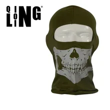 Открытый Спорт езда солнцезащитный крем маска CS тактический отражение гримаса череп из чистого хлопка один для действия войны игры