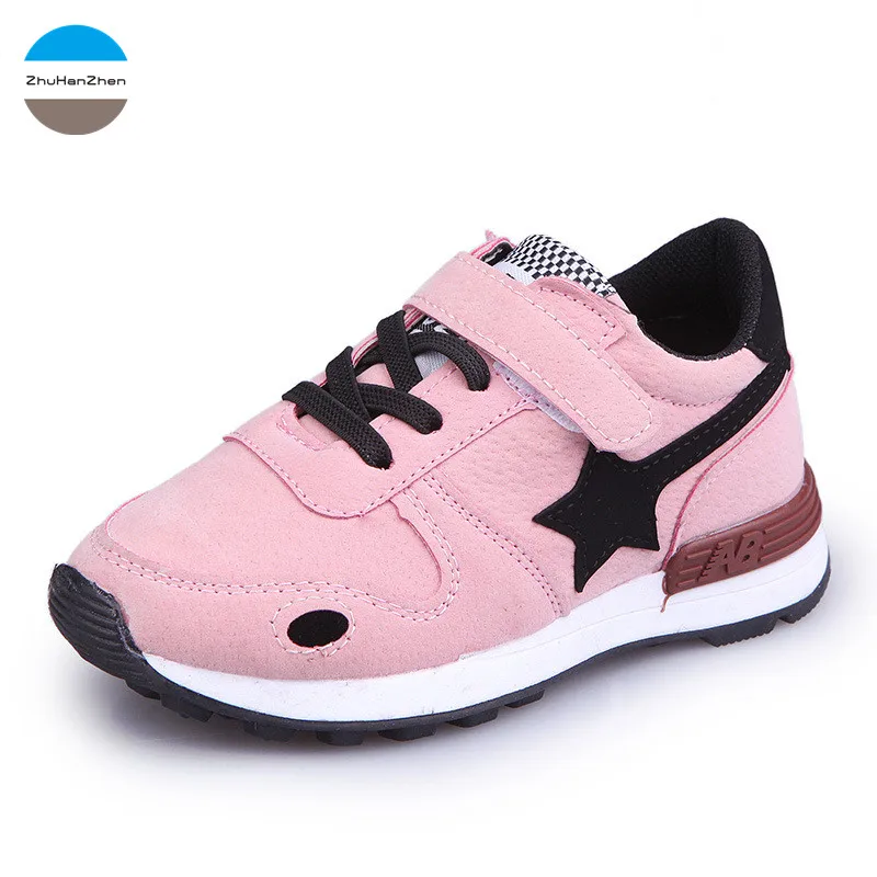 Модная детская спортивная обувь высокого качества на нескользящей подошве для мальчиков и девочек от 1 до 10 лет детская повседневная обувь на мягкой подошве - Цвет: Розовый