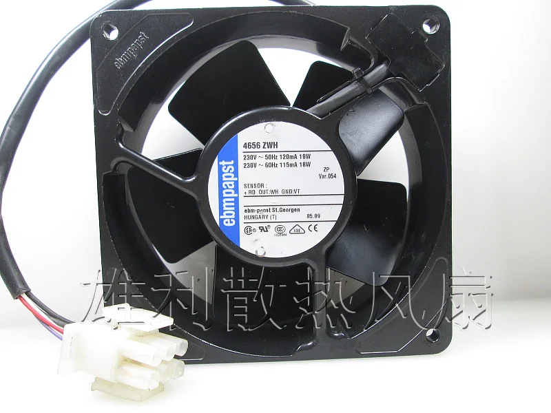 Original EBM Papst 4656 ZWH 230V AC 120*120*38MM 12cm full metal temperature cooling fan цена Original EBM Papst 4656 ZWH 230V AC 120*120*38MM 12cm full metal temperature cooling fan цены онлайн
