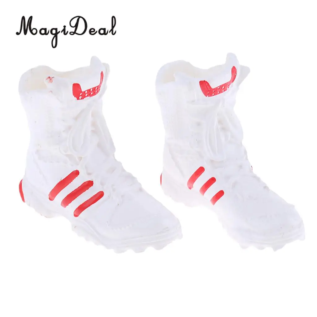 MagiDeal 1/6 Scale Shoes Model Combat Tactical Boots for 12 Inch Female Soldier Body Action Figure Accessories 5Colors