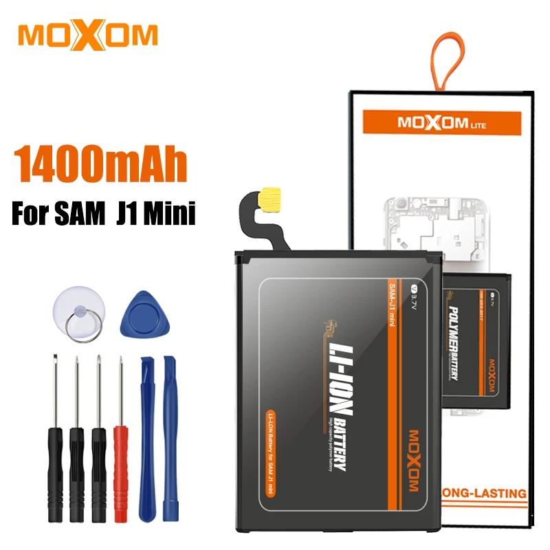 MOXOM Battery For Samsung Galaxy J1 MINI S7562 S7572 S7580 I739 i759 I669 Li-ion Replacement With Free Tools | Мобильные телефоны и