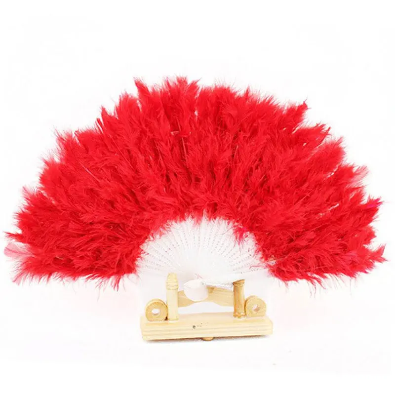 

2018 Super Big Feather Fan Turkey Performance Party Supplies Soft Fluffy Burlesque Wedding Hand Fancy Dress Costume Fan