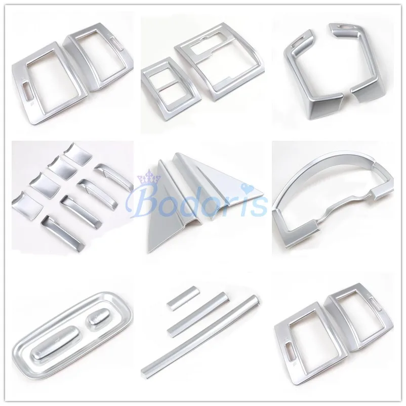 

Chrome Car Styling Interior Moulding Trim Handle holder Gear Vent Cover 2008-2017 For Toyota LC Land Cruiser 200 Accessories