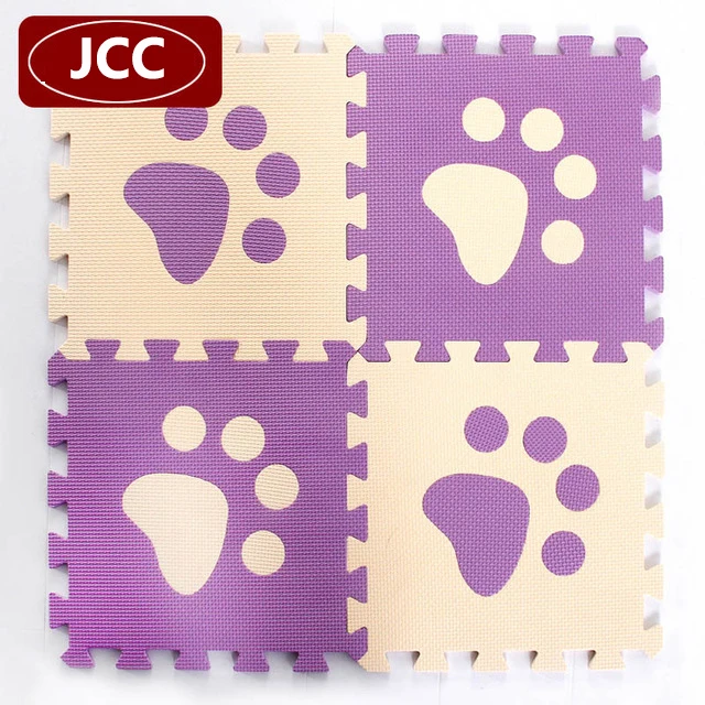 JCC Palmprint стиль EVA пена головоломка игровой коврик/детские ковры, ковер Блокировка упражнений пол для детей плитка 30*30*1 см - Цвет: style-B