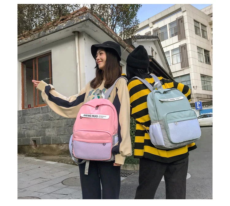 Menghuo Backpack Women School Bag for Teenage Girls Waterproof Nylon Mochila Feminina Mujer Female Book Bag Travel Bag Sac A Dos_32
