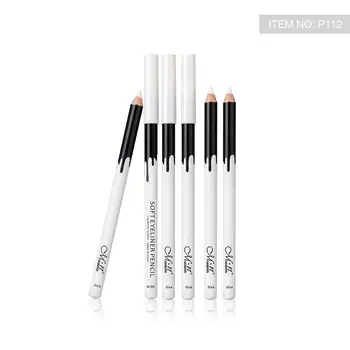 

MENOW 24 Pcs White Eyeliner Smooth Eyes Brightener Eye Liner Pen Waterproof Long-lasting Eyes Liner Pencils