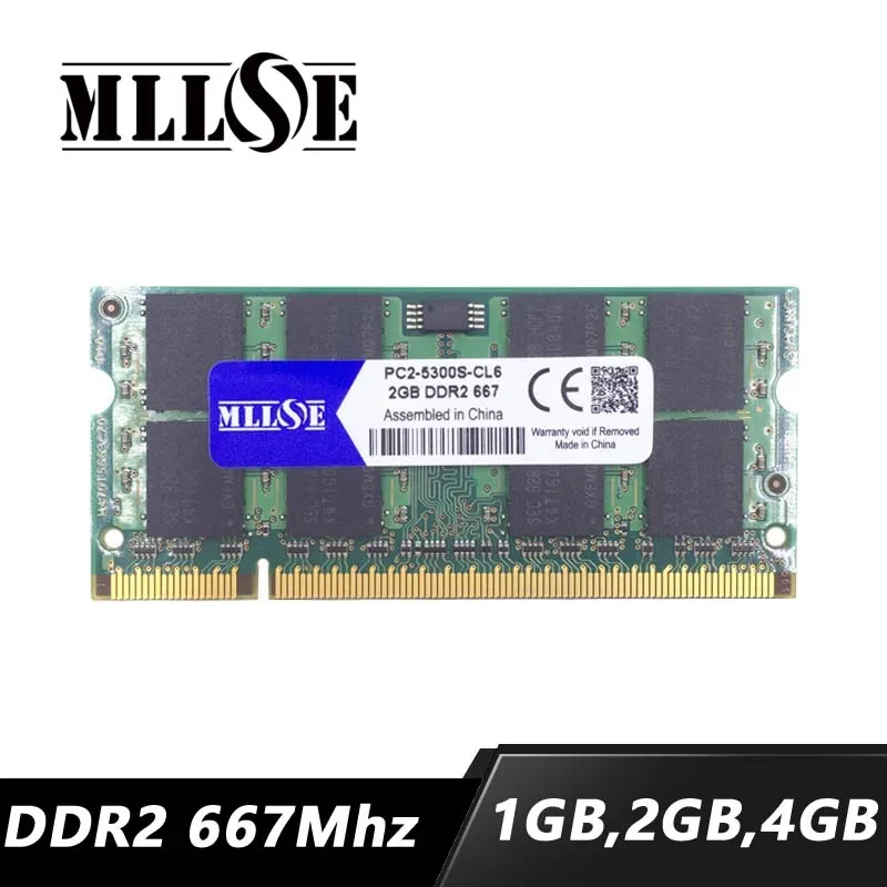 Ноутбук MLLSE 1 ГБ 2 4 Гб ddr2 667 sdram МГц dimm Память ram sodimm память | Компьютеры и офис