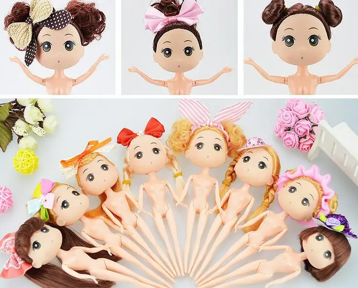 5pcs lot Dress doll cake baking screen flowers wedding dress skirt beaded handmade design confused doll