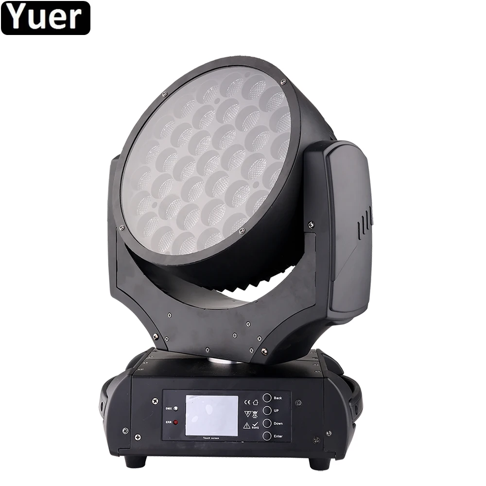 Profesional DJ Stage Lighting 37x20W LED RGBW 4IN1 Zoom Wash Moving Head Lights For DJ Disco Party Music Vocal concert Equipment