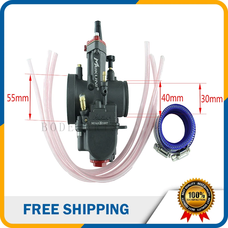 HK 132 Motorcycle Parts Carburetor Kits PWK30 Manual Throttle