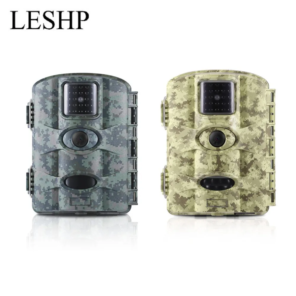 

LESHP 12MP Digital Trail Camera Game Hunting Camera With 60 degrees Camera Lens 2.4"LCD Screen Scouting Surveillance Camera IP65