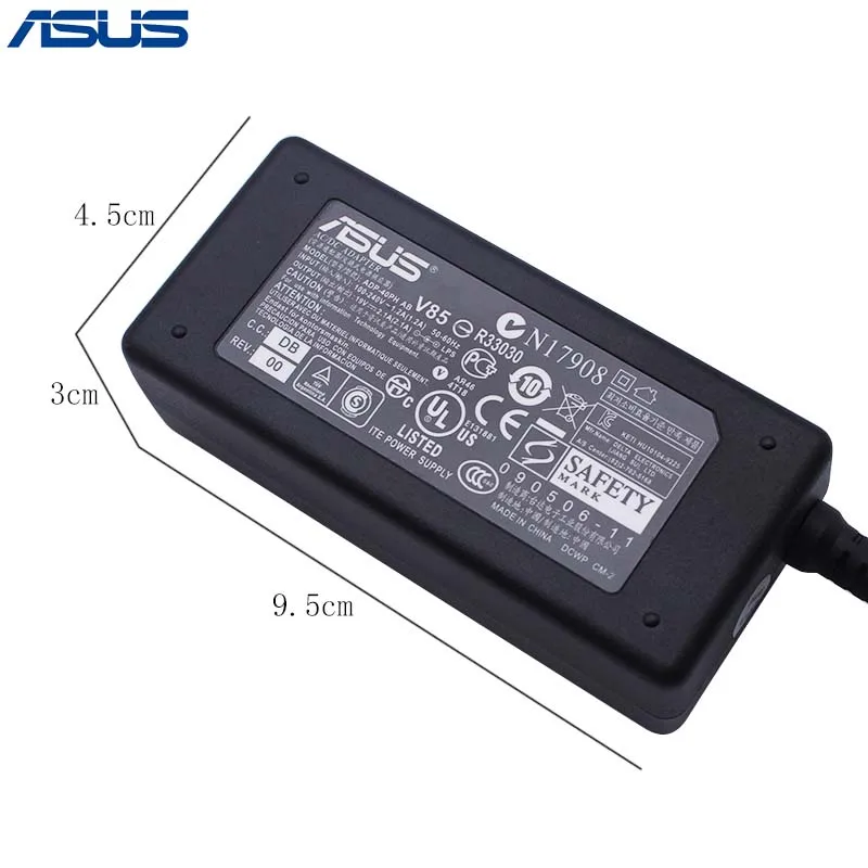 ASUS AC адаптер питания для ноутбука Зарядное устройство Asus 2 5*0 7 мм 19V 2.1A 40W ADP 40PH AB