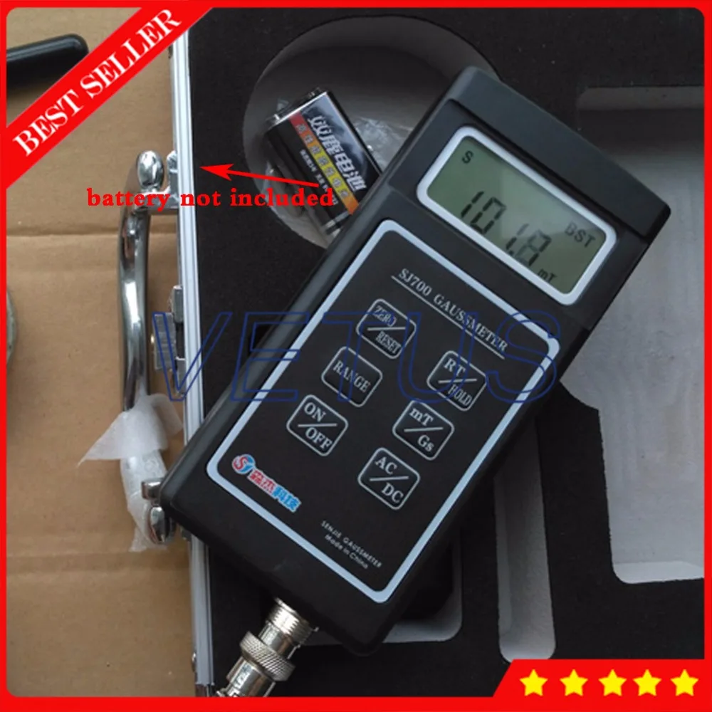 

Handheld Static Magnetic Field Tesla Tester SJ700 SCM Controlled Digital Telemeter Portable Gauss Meter Gaussmeter