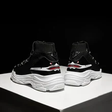 Кроссовки унисекс на платформе; дышащая прогулочная обувь; женская и Мужская Спортивная обувь; обувь на толстой подошве 5 см; Женская прогулочная обувь на платформе