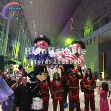 Изготовление на заказ ходячий Костюм надувной клоун мультфильм кукла