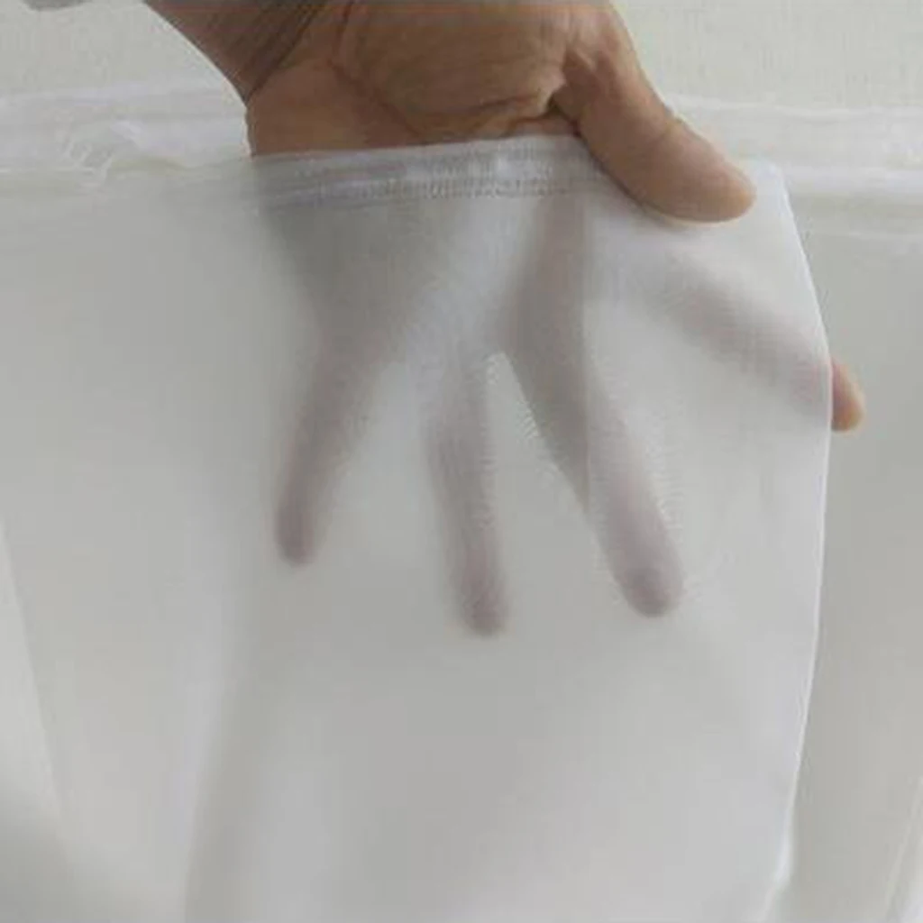 1 Pcs Milk Coffee Juice Reusable Nylon Mesh Strainer Filter Bag Teaware Tool Tea Infusers for Cooking Straining Nut Milk 15x20cm
