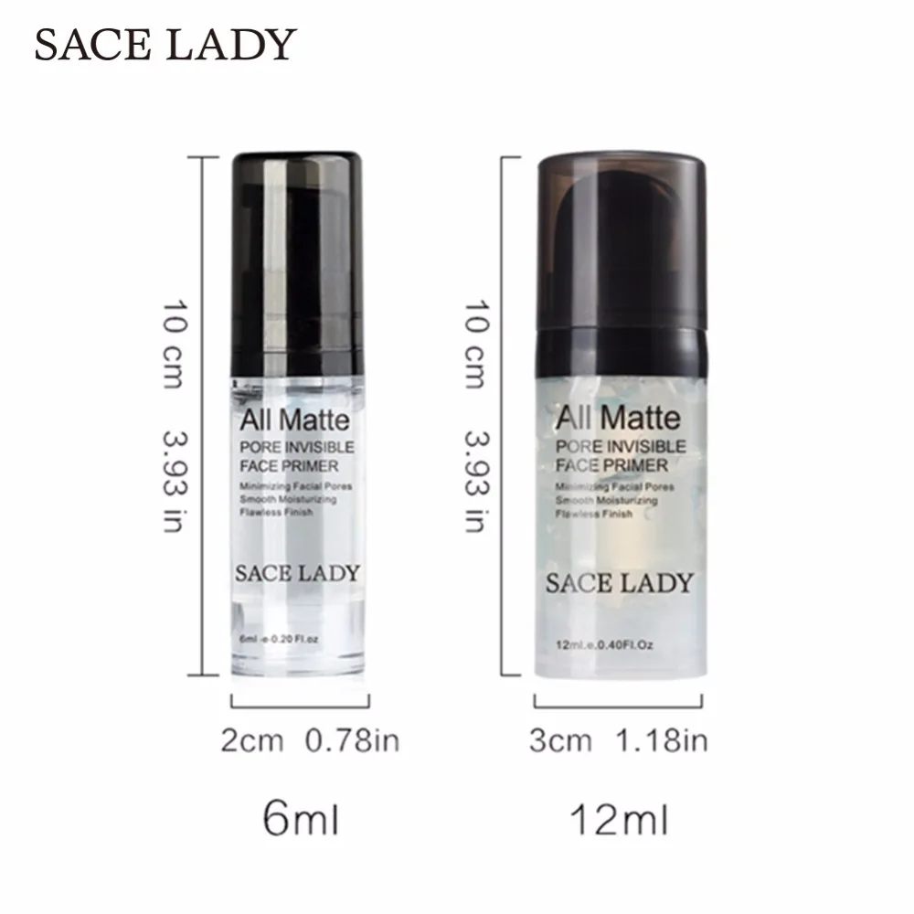 SACE LADY основа для лица, основа для макияжа, натуральная матовая основа для макияжа, грунтовка для основы, невидимые поры, удлиняющая кожу лица, контроль за маслом, косметика