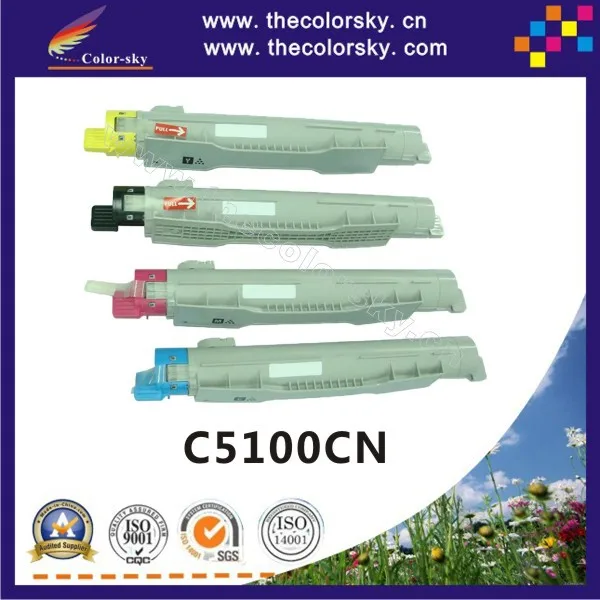 

(CS-DC5100) compatible toner cartridge for DELL C5100CN C 5100cn 5100 C5100 310-5807 - 310-5810 KCMY (9k/8k pages) Free dhl