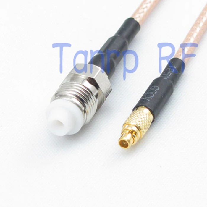 

6in MMCX male plug to FME female jack RF adapter connector 15CM Pigtail coaxial jumper cable RG316 extension cord