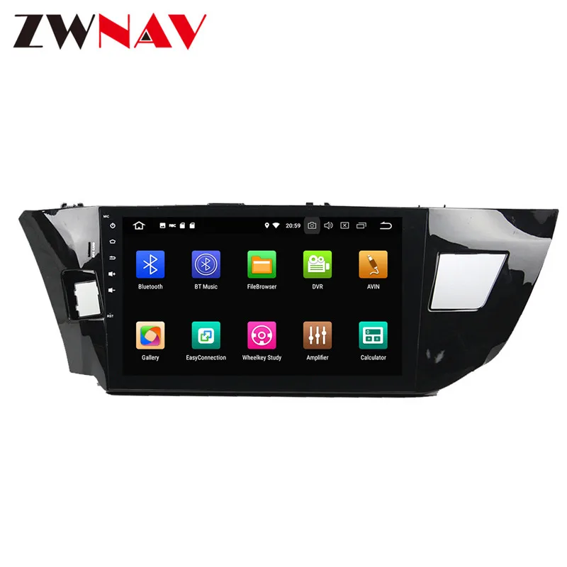 Top Android 8 4+32G Car DVD Player GPS navigation For TOYOTA LEVIN  2013-2015 headunit multimedia player tape recorder 4