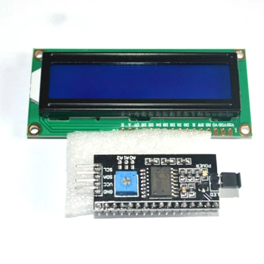 2018 1602 16x2 HD44780 Character LCD /w IIC/I2C Serial Interface Adapter Module | Обустройство дома