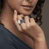 Szjinao-Anillo de ópalo para mujer, joyería islámica de Plata de Ley 925 auténtica, joyería gótica hecha a mano, joyería fina Vintage ► Foto 2/6