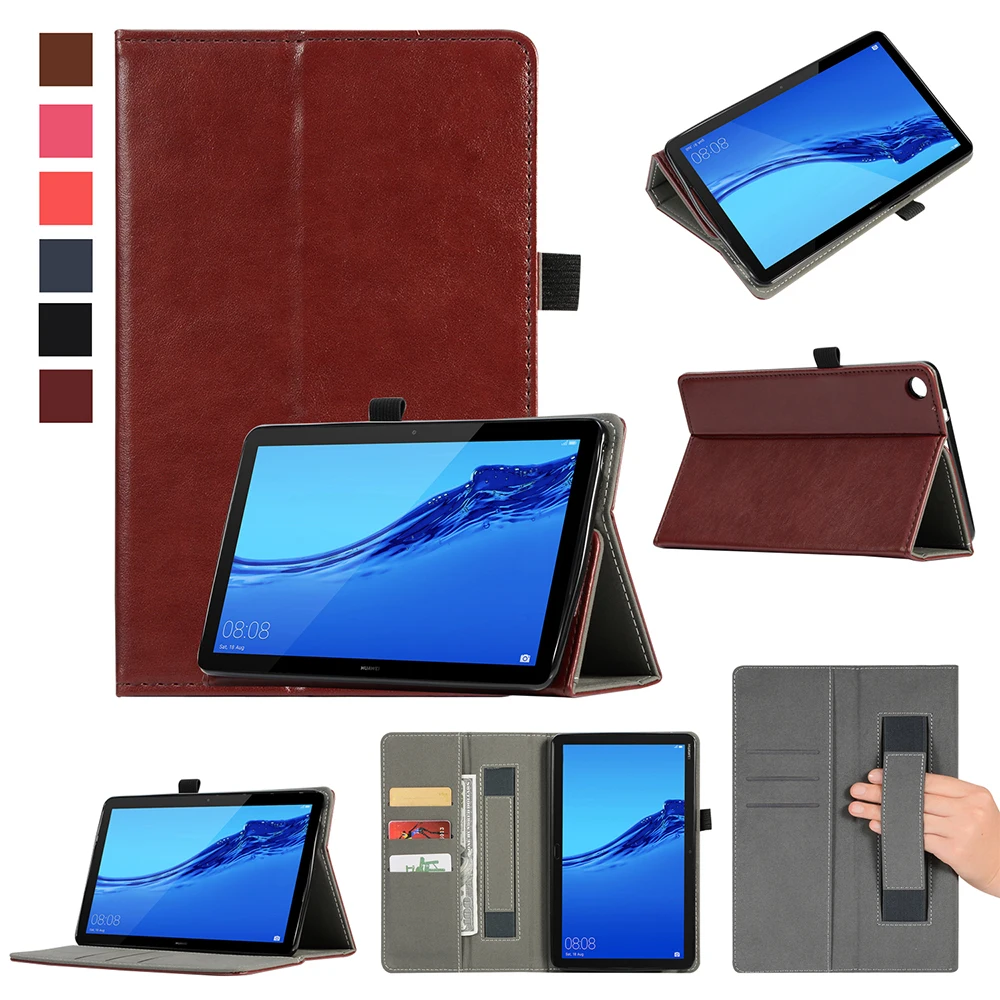 

Case Cover For Huawei MediaPad M5 Lite 8 Inch Shockproof Case Magnetic Smart Case Flip Stand Cover PU Leather Protective Cover