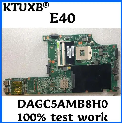 Ktuxb DAGC5AMB8H0 для lenovo Thinkpad E40 ноутбук материнская плата 04w3600 63Y2130 63Y1596 PGA989 HM55 тесты работы