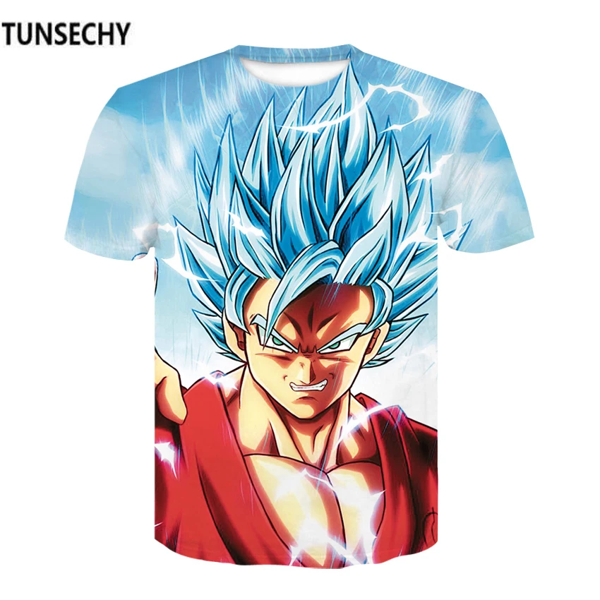 TUNSECHY/Новинка Футболка sun wukong vegeta футболка с коротким рукавом опт и