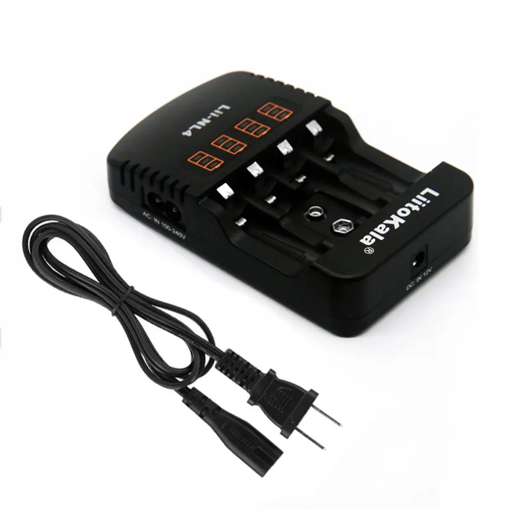 

Lii-NL4 18650 Charger 26650 16340 14500 4 Slots NiMH li-ion Battery Smart independently Universal Battery Charger