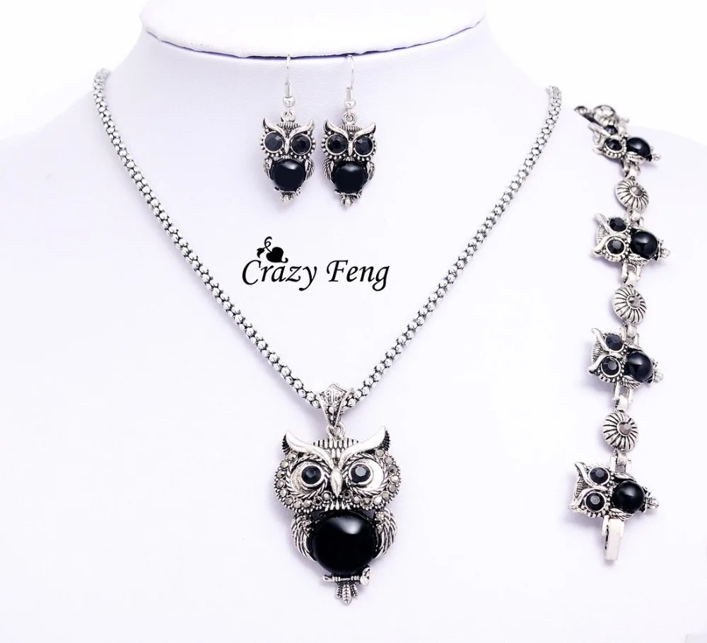Aliexpress Crazy Feng Women Retro Tibetan Silver Stone Aliexpress Crazy Feng Women Retro Tibetan Silver Stone Crystal Pendant Necklace Bracelet Earrings Sets Jewelry Free Shipping From Reliable