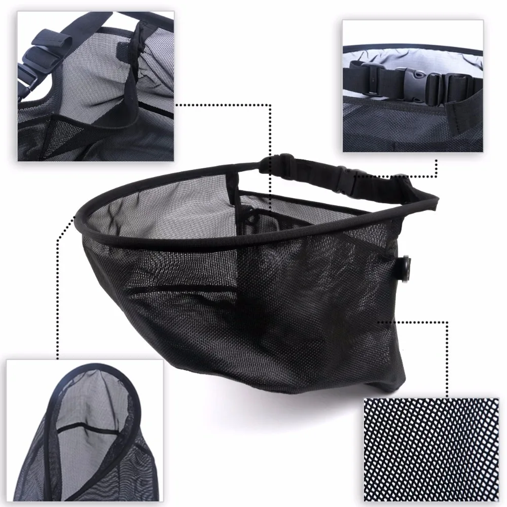 New Nylon Fly Fishing Net Stripping Basket 13*15.7*9.1 Inch Fly Fishing