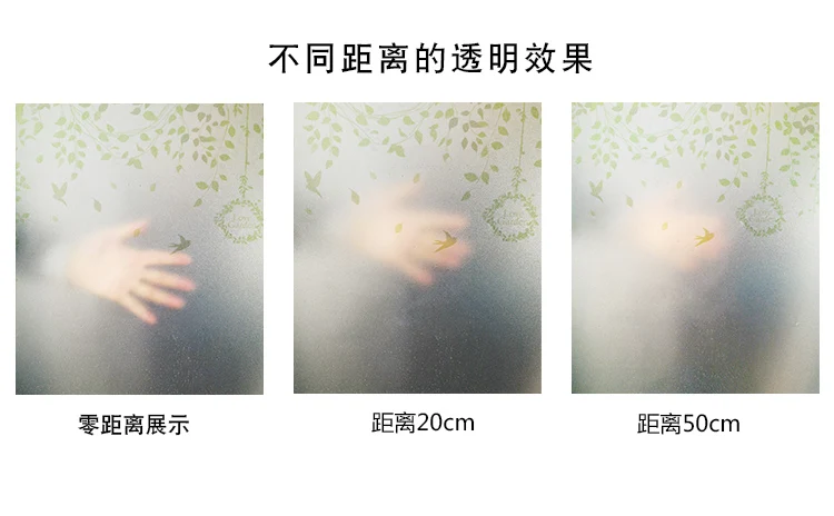 Матовые наклейки стеклянная фольга китайский стиль наклейки с пейзажем светильник непрозрачные китайские украшения наклейки на окна