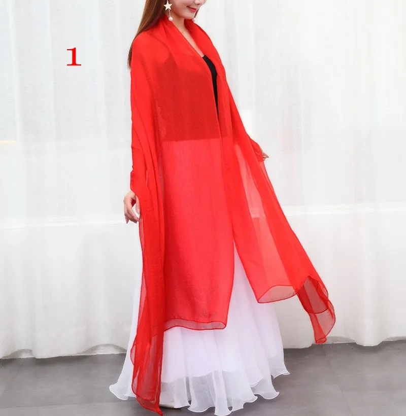 

Monochrome Chiffon Wedding Bolero Ruffles 2.3m*1.5m Long Women Shawl Ivory Black Bridal Capes Wrap Wedding Accessories