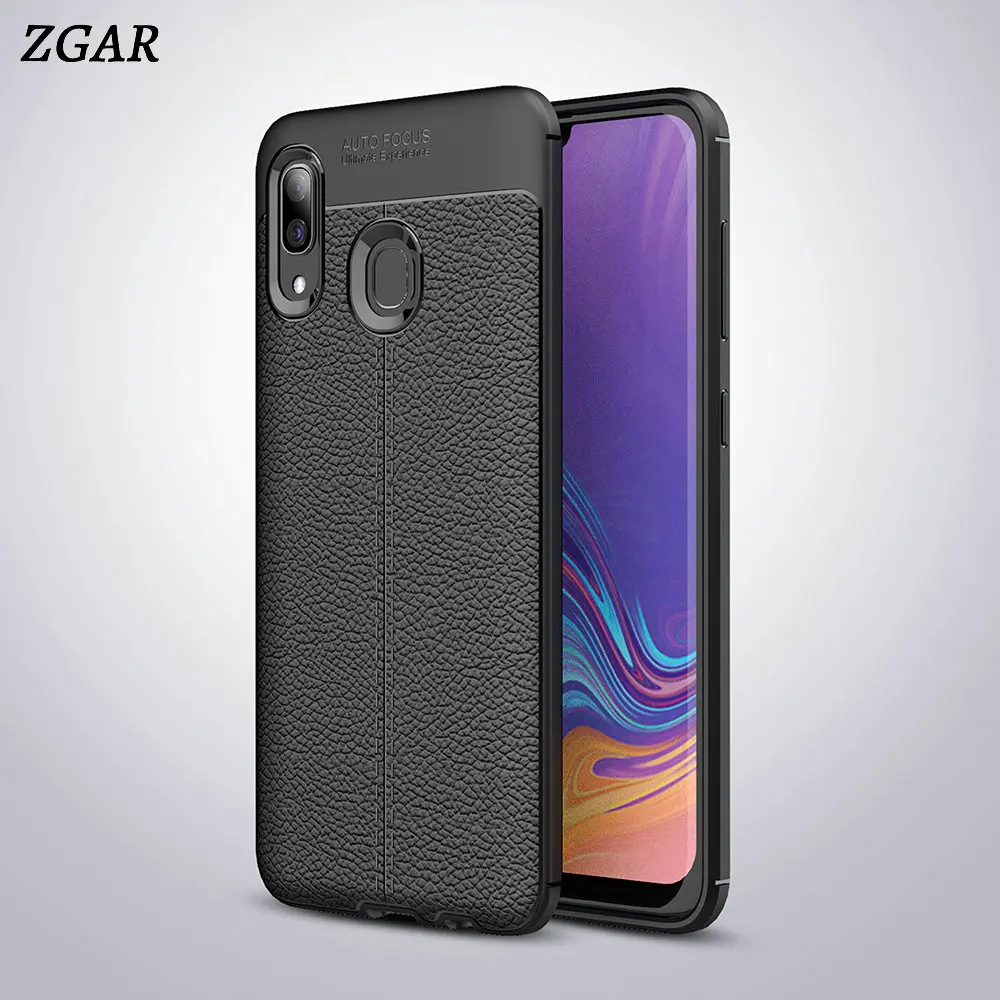 Роскошный чехол для Samsung Galaxy A20 чехлы мужчин и женщин ZGAR мягкие телефонов A30 Coque Capa |