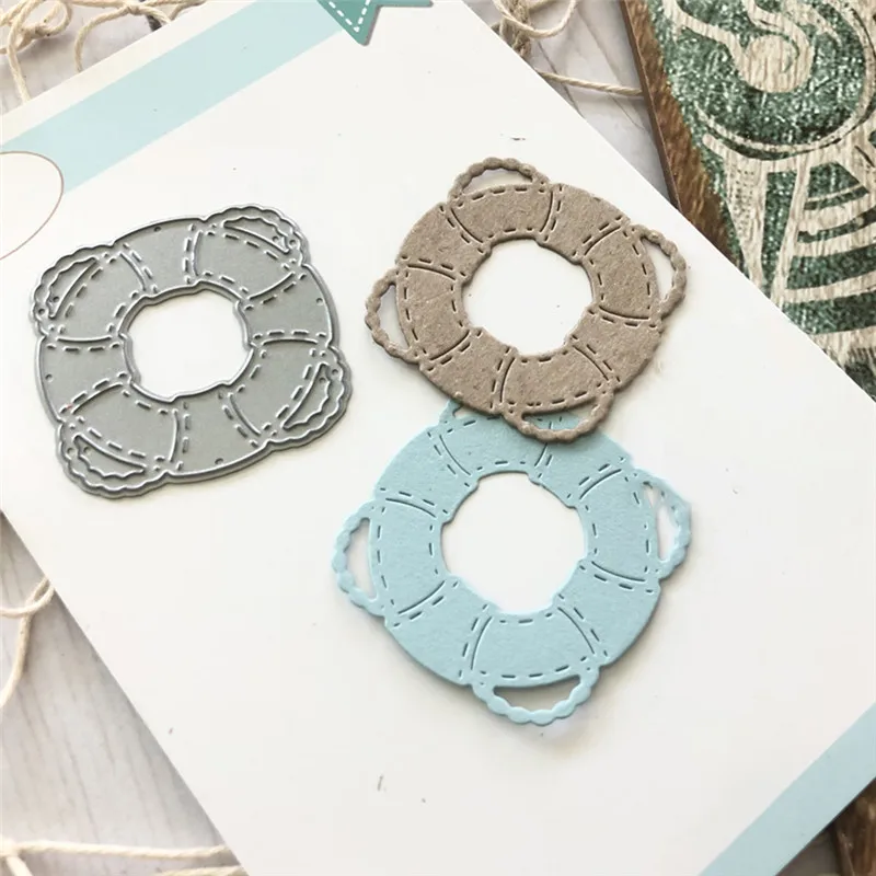 

YaMinSanNio Lifebuoy Metal Cutting Dies New 2019 Dies Scrapbooking For Card Making DIY Embossing Craft Die Cut Stencil