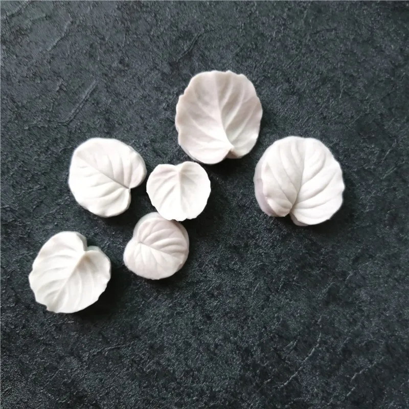 

New Petals Eucalyptus Leaves Vein Stampi in Silicone Per Gesso Betonform Kerzengiessform 3D Polymer Clay Flower Clay Mold